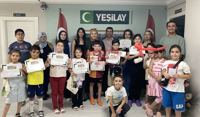 Yeşilay'ın Yaz Okulu Programı Sona Erdi