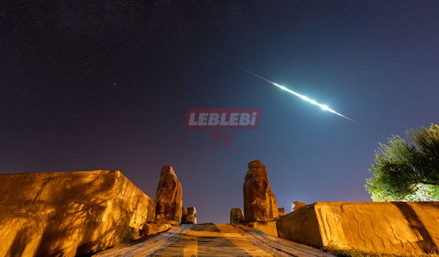 Alacahöyük’te Meteor Şöleni Büyüledi