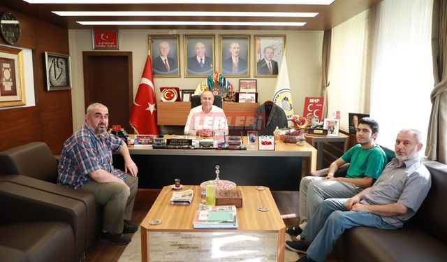 YKS Sözel İkincisinden Başkan Arslan’a Ziyaret