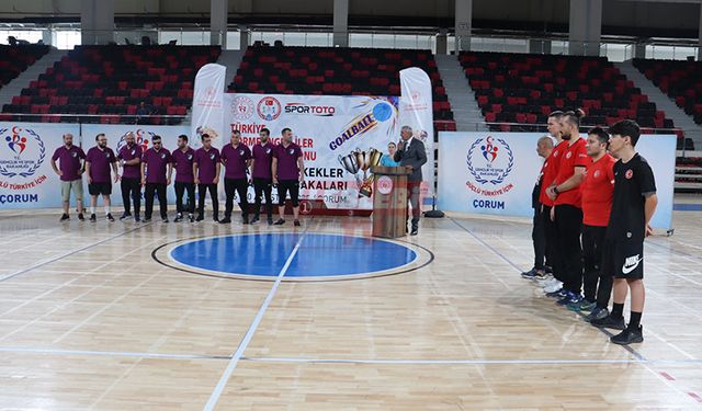 Görme Engelliler Goalball Müsabakalarında Dereceye Girenler Ödüllendirildi
