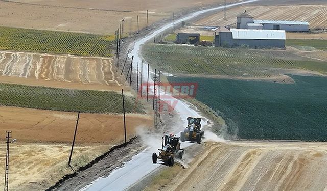 Veli Çayırı Yolunda Yenileme Çalışmaları Devam Ediyor