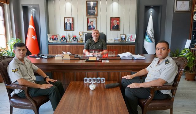 Başkan Gelgör, Göreve Yeni Başlayan Askerlik Şubesi Personelini Ağırladı