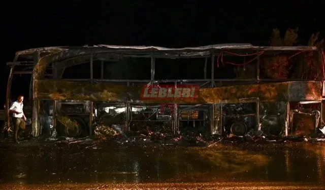 Seyir Halinde Yandı, 36 Yolcu Kurtarıldı