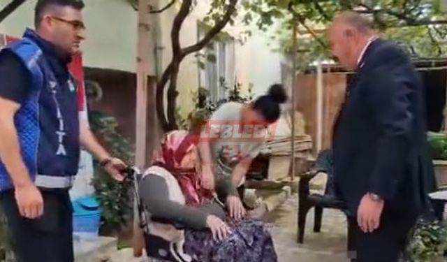 Başkan İsbir Engelli Kadını Sevindirdi