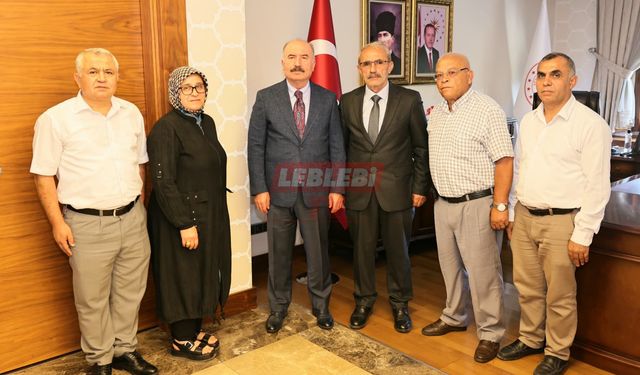 Şehit Aileleri Ve Gaziler Derneği’nden Vali Çalgan Ve Jandarma Komutanı Ayvaz’a Ziyaret