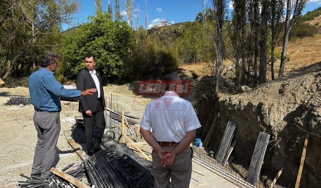 Kaymakam Yüce, Evci’de Yatırımları Yerinde İnceledi