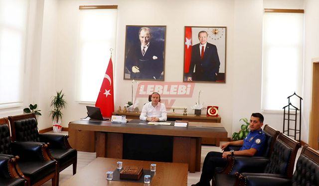 Emniyet Müdür Vekilinden Kaymakam Dinçer’e Ziyaret