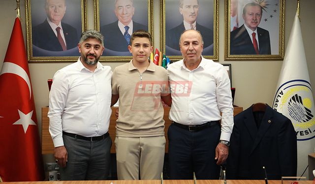 Başarılı Judocudan Başkan Arslan’a Ziyaret