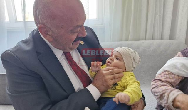 Başkan İsbir’den Hoş Geldin Bebek Ziyareti