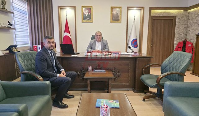 Yeni Milli Eğitim Müdürü Akbulut, Başkan Ünlü’yü Ziyaret Etti