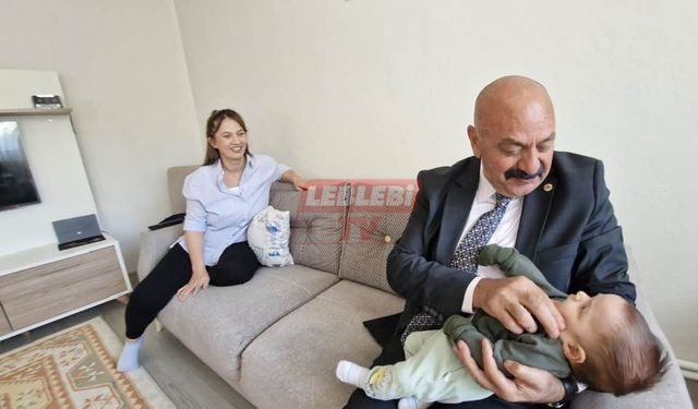 Başkan İsbir’den Miniklere Ziyaret Devam Ediyor