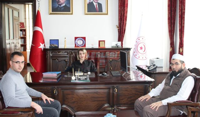 Türkiye Gençlik Vakfı’ndan Kaymakam Nayman’a Ziyaret