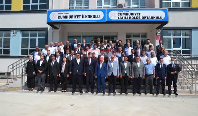 Vali Çalgan, Kargı Cumhuriyet İlkokulu'nu İnceledi