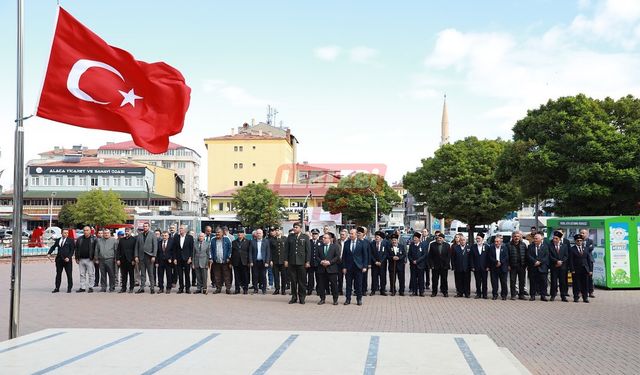 Alaca’da Gaziler Günü Nedeniyle Tören Düzenlendi