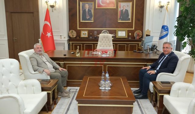 Başkan Cebeci, Başkan Aşgın İle Belediye Arası İş Birliği’ni Görüştü