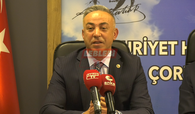 CHP’li Tahtasız’dan AK Parti’ye Davet: “Çorum’un Sorunlarını Öğrenmeleri İçin Açık Oturum Yapalım”