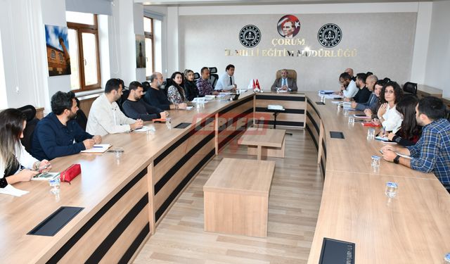 Milli Eğitim, "Türkiye Yüzyılı Maarif Modeli Çorum Çalıştayı" İçin Hazırlanıyor