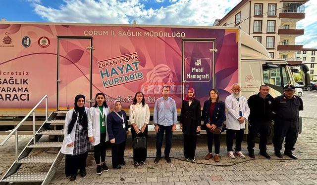 Kanser Tarama Aracı Bayat’ta İncelemelere Başladı