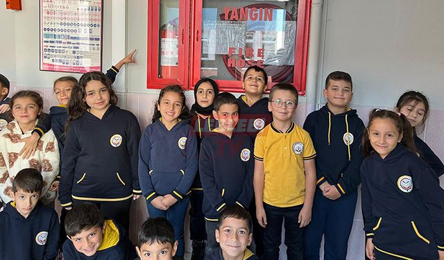 Öğrencilere Güvenli Tahliye Eğitimi Verildi