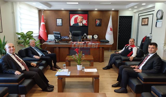 Defterdar Ciğer, Tarım İl Müdürü Taş İle Kurumlar Arası Diyaloğu Görüştü