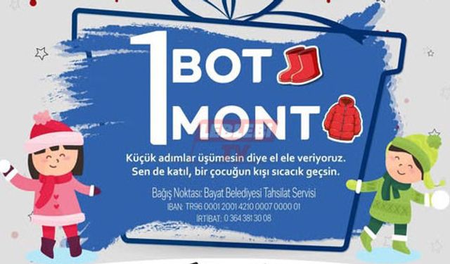 "1 Bot 1 Mont” Kampanyası Başlıyor