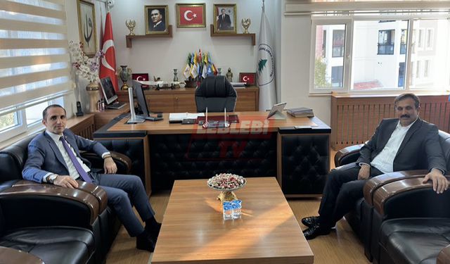 Kaymakam Bolat, Başkan Torun'la İlçedeki Hizmetleri Görüştü