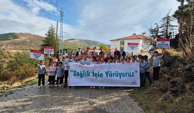 Oğuzlar'da Dünya Yürüyüş Günü Etkinliği Gerçekleştirildi