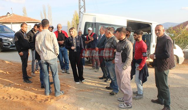 Kaymakam Nayman Köylerdeki Kilit Taşı Çalışmalarını İnceledi