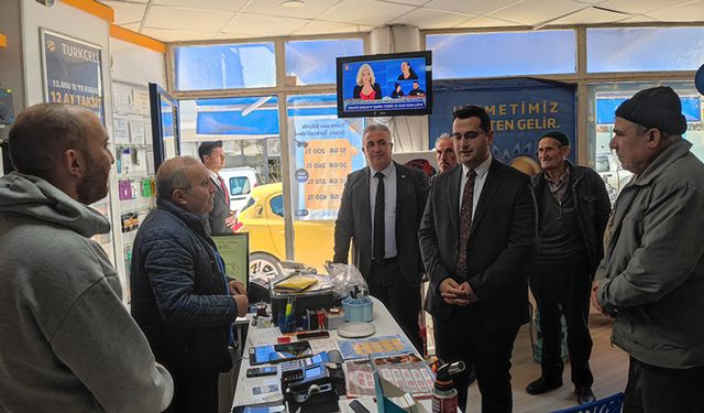 Başkan Ve Kaymakamdan Esnaf Ziyareti