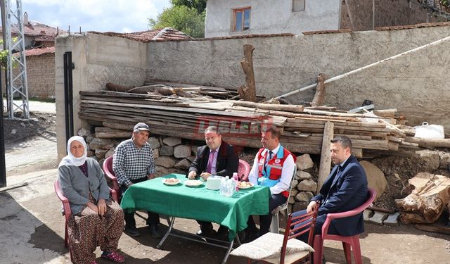 Boğazkale SYDV Görevlileri Yaşlıları Ziyaret Etti