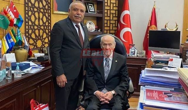 Başkan Çetinkaya MHP Lideri Bahçeli İle Görüştü