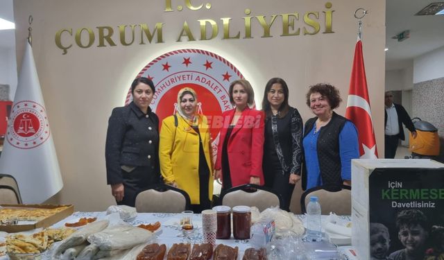 Adliye’de Gazze Yararına Kermes Düzenlendi