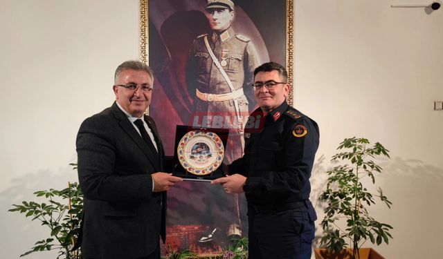 Başkan Cebeci’den Jandarma Komutanı Ayvaz’a Ziyaret