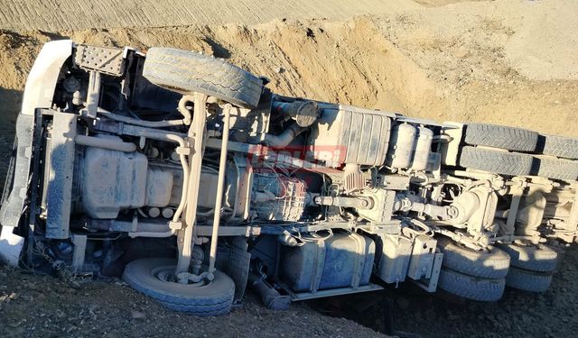 Devrilen Beton Mikserinde Can Pazarı