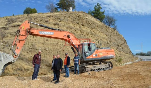 Dodurga’da 5 Bölgeyi İlgilendiren İstinat Duvarı Çalışmaları Başlatıldı