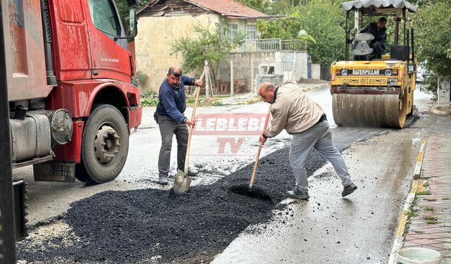 İskilip’te Asfaltlarda Bakım Onarım Devam Ediyor