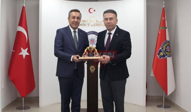 Başkan Dere’den İl Emniyet Müdürü Pehlivan’a Teşekkür