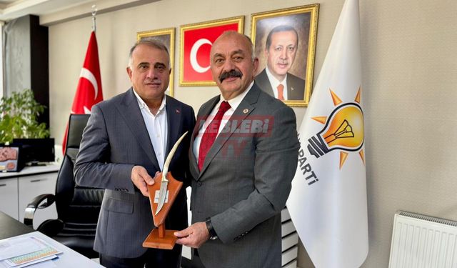 Başkan İsbir’ den Ak Parti İl Başkanı Alar’a Ziyaret