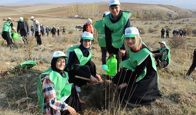 Mecitözü'nde "Milli Ağaçlandırma Günü" Kapsamında Fidanlar Dikildi