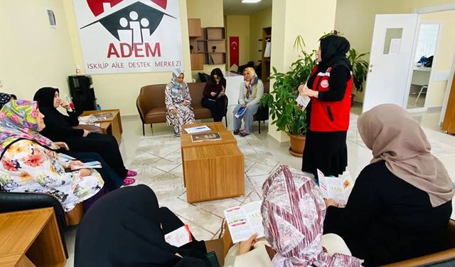 İskilip ADEM Kursiyerleri Kadına Yönelik Şiddet Hakkında Bilgilendirildi