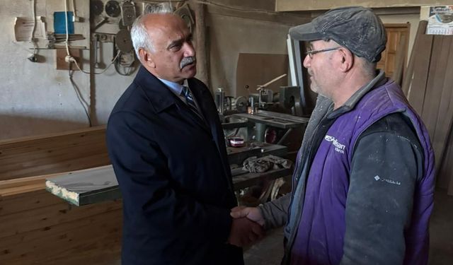 Başkan Çizikci’den Sanayi Sitesi Esnafına Ziyaret