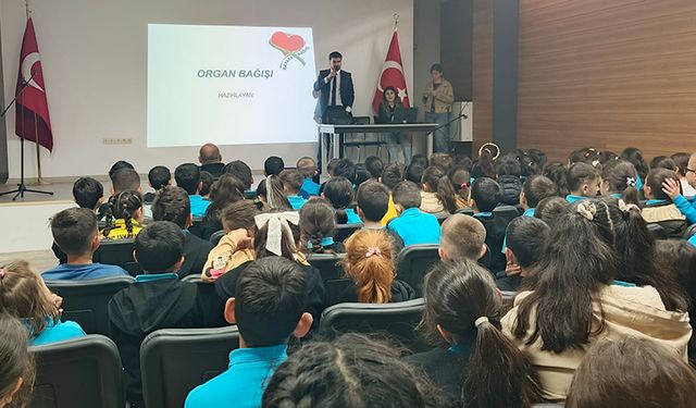 Öğrencilere Organ Bağışı Anlatıldı