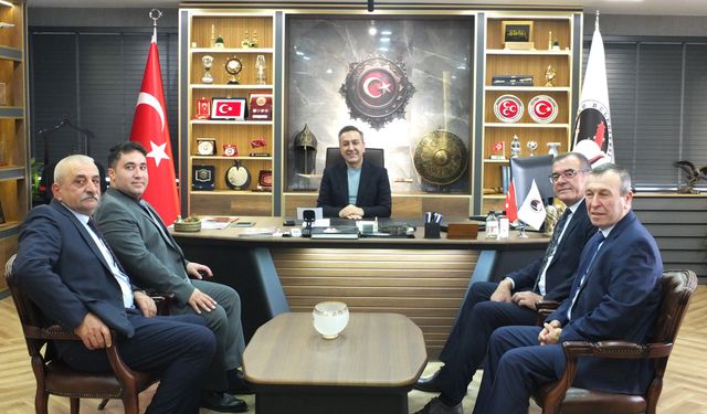 İyi Parti İlçe Teşkilatından Başkan Dere’ye Ziyaret