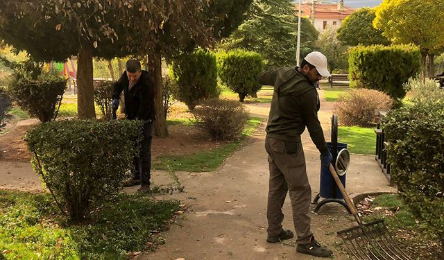 Belediye Ekipleri Parklarda Düzenleme Yaptı