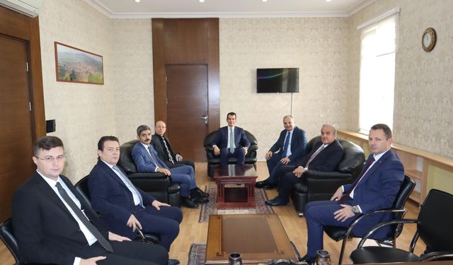 HSK ve Yargıtay Üyelerinden Kaymakam Köksal’a Ziyaret