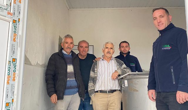 Mehmet Dede Tekke Köyü’ne Süt Toplama Merkezi Kuruldu