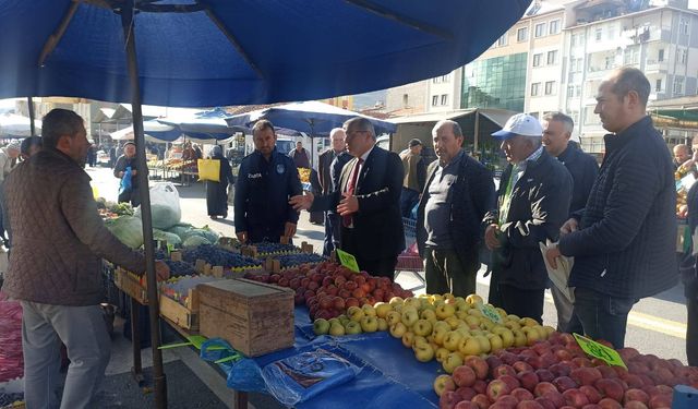 Başkan Pazar Denetimine Çıktı