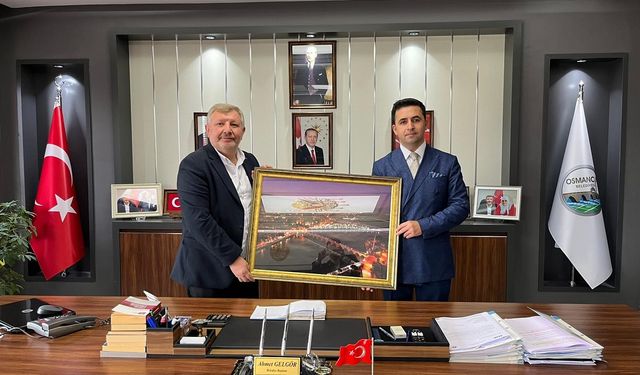 Başkan Gelgör, Su şehri Kaymakamı Yıldız’ı Kabul Etti