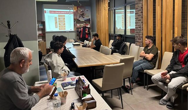 Öğrencilere Kadına Yönelik Şiddetle Mücadele Anlatıldı