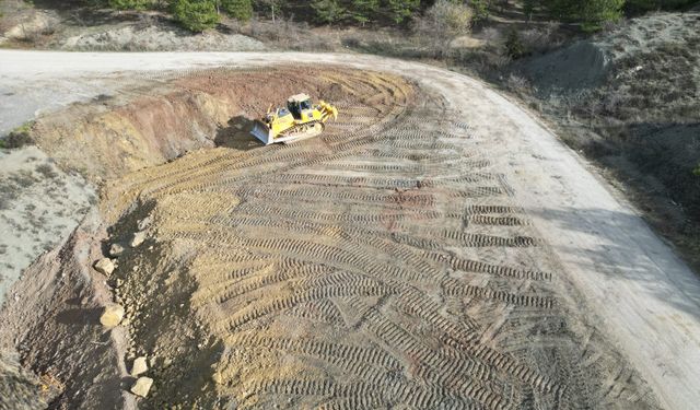 Çomar Barajı’nda Yol Genişletme Çalışmaları Sürüyor
